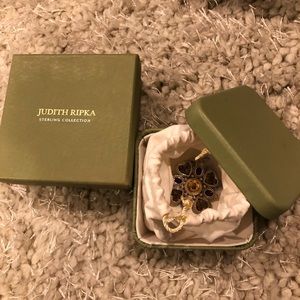 ✨✨Judith Ripka Sterling Silver Brooch-Pendant.✨✨